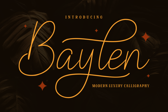 Baylen: The Modern Luxury Calligraphy Font for Makers