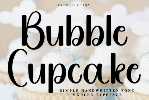 Bubble Cupcake: A Charming Script Handwritten Font for Editorial Design