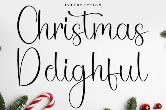 Christmas Delighful: A Versatile Script Handwritten Font for Editorial Design