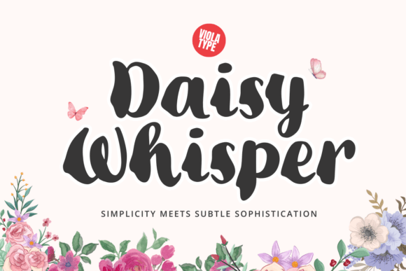 Discover Daisy Whisper: A Charming Script Handwritten Font