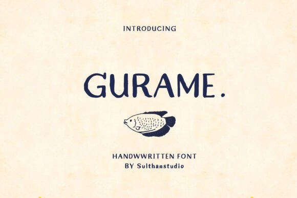Discover Gurame: A Calm and Aesthetic Handwritten Font
