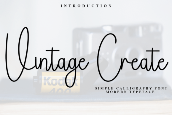 Discover the Charm of Vintage Create: A Versatile Script Handwritten Font