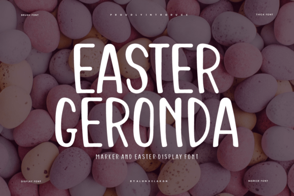 Easter Geronda: A Sweet and Friendly Handwritten Font for Creative Campaigns