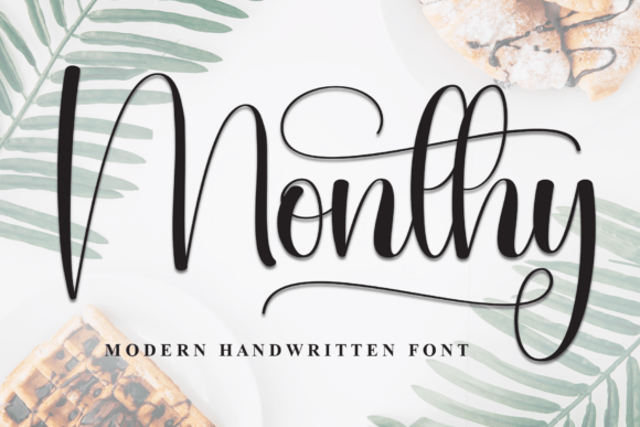 Elevate Your Brand with Monthy: A Sophisticated Handwritten Font