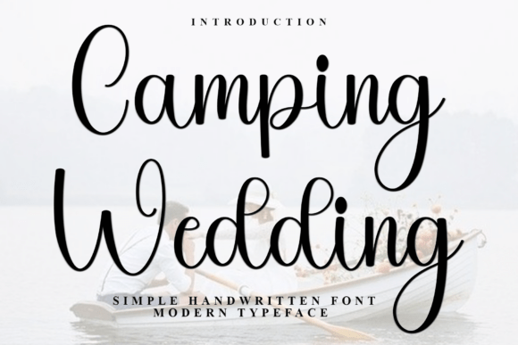 Enhance Your Brand with the Elegant Camping Wedding Font