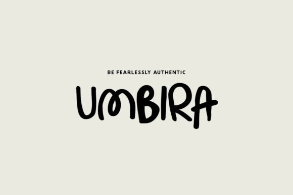 Enhance Your Brand with Umbira: A Unique Handwritten Font