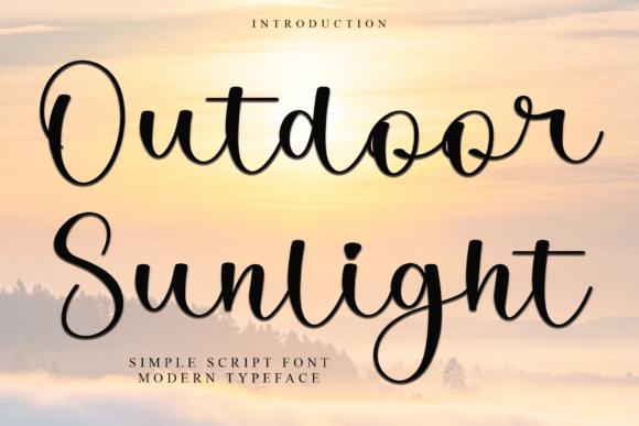 Enhancing Your Brand with Outdoor Sunlight Font