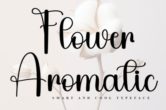 Flower Aromatic: Elevate Your Brand with a Beautiful Script Handwritten Font