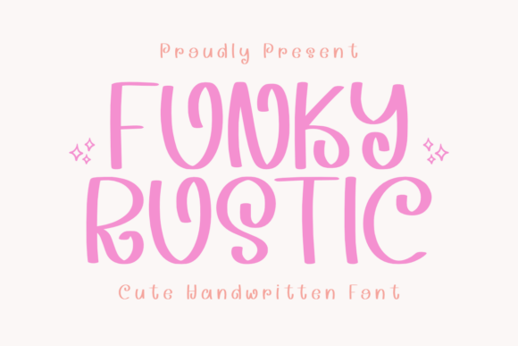 Funky Rustic: A Charming Script Handwritten Font for Your Brand