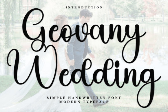 Geovany Wedding: A Versatile Script Handwritten Font for Web Design