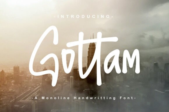 Gottam City: The Perfect Script Handwritten Font for Creative Makers