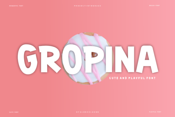 Gropina: A Sweet and Friendly Handwritten Font for Makers