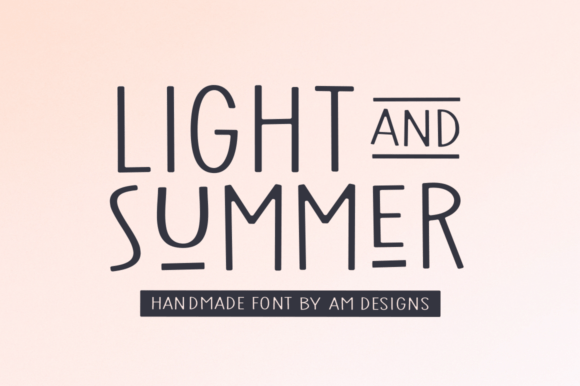 Light Summer: The Perfect Font for Fresh and Breezy Campaigns