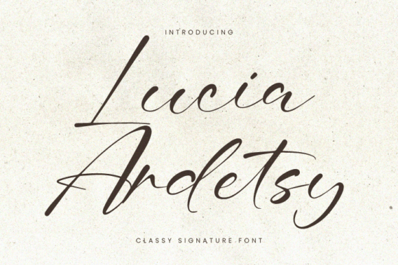Lucia Ardetsy: A Font for Elegant Editorial Design