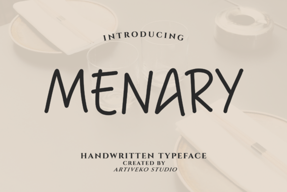 Menary: A Stylish Script Handwritten Font for Elegant Branding