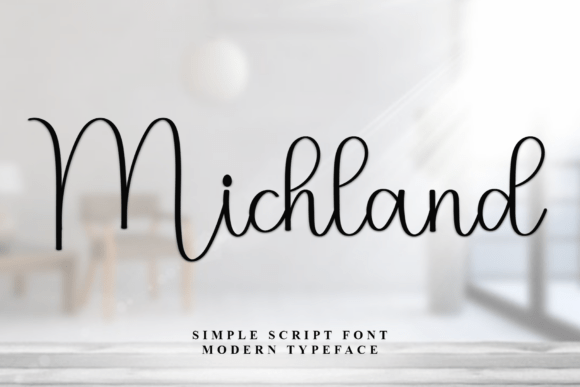 Michland: A Handwritten Font for Editorial Elegance