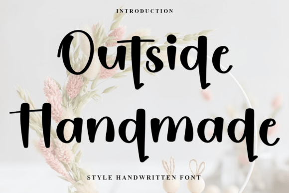 Outside Handmade: A Perfect Font for Editorial Design