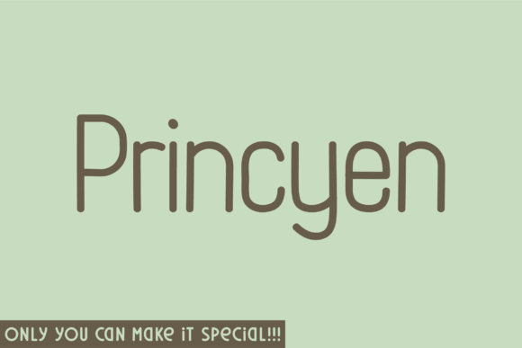 Princyen: A Charming Handwritten Font for Makers