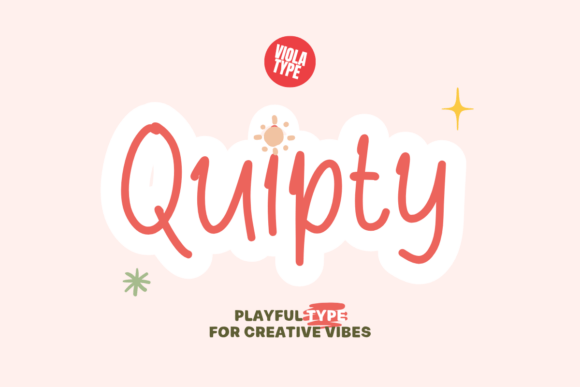 Quipty: A Handwritten Font for Engaging Editorial Design