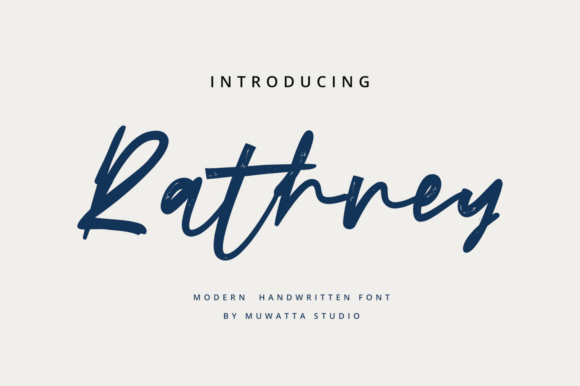 Rathney: A Handwritten Font with Personal Charm
