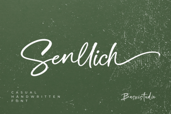 Senlich: A Handwritten Font for Authentic Branding
