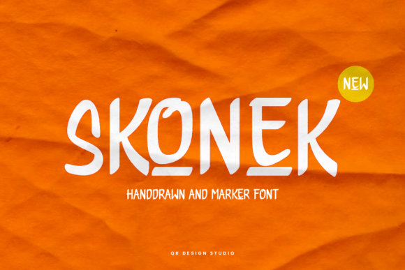 Skonek: A Sweet and Friendly Handwritten Font for Crafters
