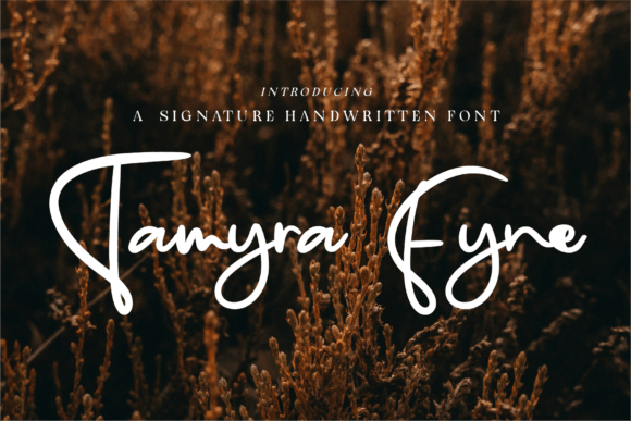 Tamyra Fyne: The Perfect Script Handwritten Font for Crafters