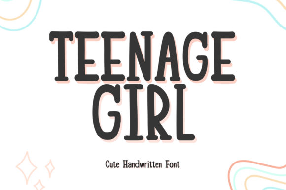 Teenagegirl 1: A Playful Script Handwritten Font for Editorial Design