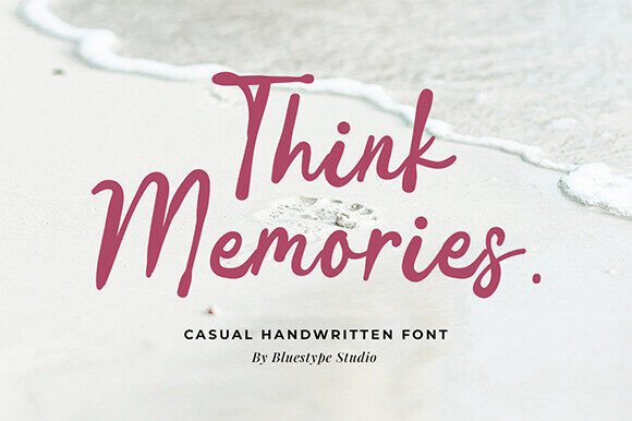 Think Memories: A Versatile Script Handwritten Font