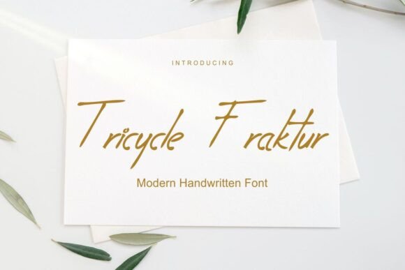 Tricycle Fraktur: A Font for Elegant Branding