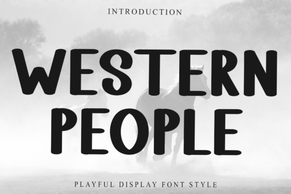 Western People: A Sweet and Friendly Handwritten Font