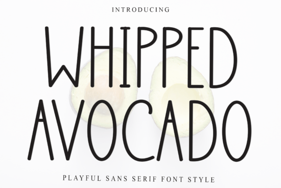 Whipped Avocado: A Versatile Script Handwritten Font for Crafters